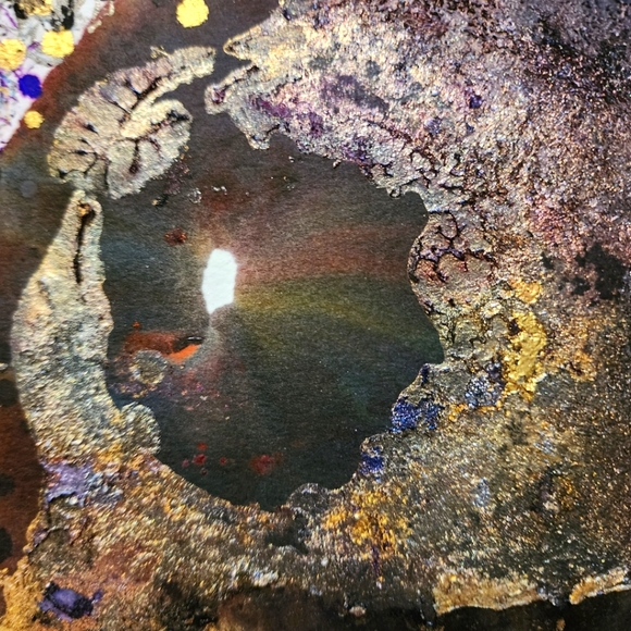 HANDCRAFTED Abstract Painting HANDPAINTED Artwork HANDMADE Wall Art Decor - Picture 5 of 17